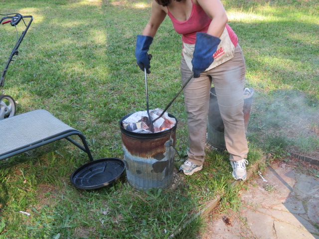 Raku firing